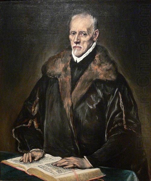 El Greco Portrait of Dr. Francisco de Pisa china oil painting image